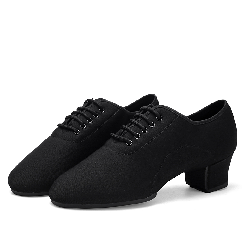 男士牛津布软底四季舒适拉丁舞鞋