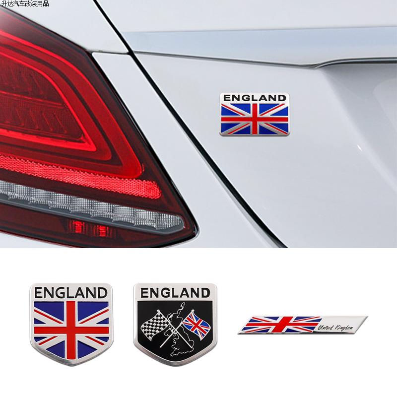 英国旗帜车贴金属车身贴画痕遮挡装饰汽车贴标后尾箱改装贴创意贴