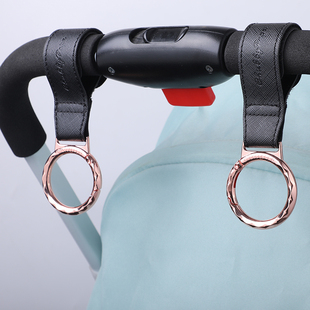 推车挂勾闭口圆环bb车配件宝宝承重360度旋转通用金属婴儿车挂钩