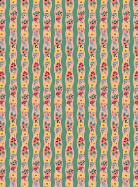 美国进口Rifle Paper Co. Climbing Roses攀援玫瑰布料 两份起拍