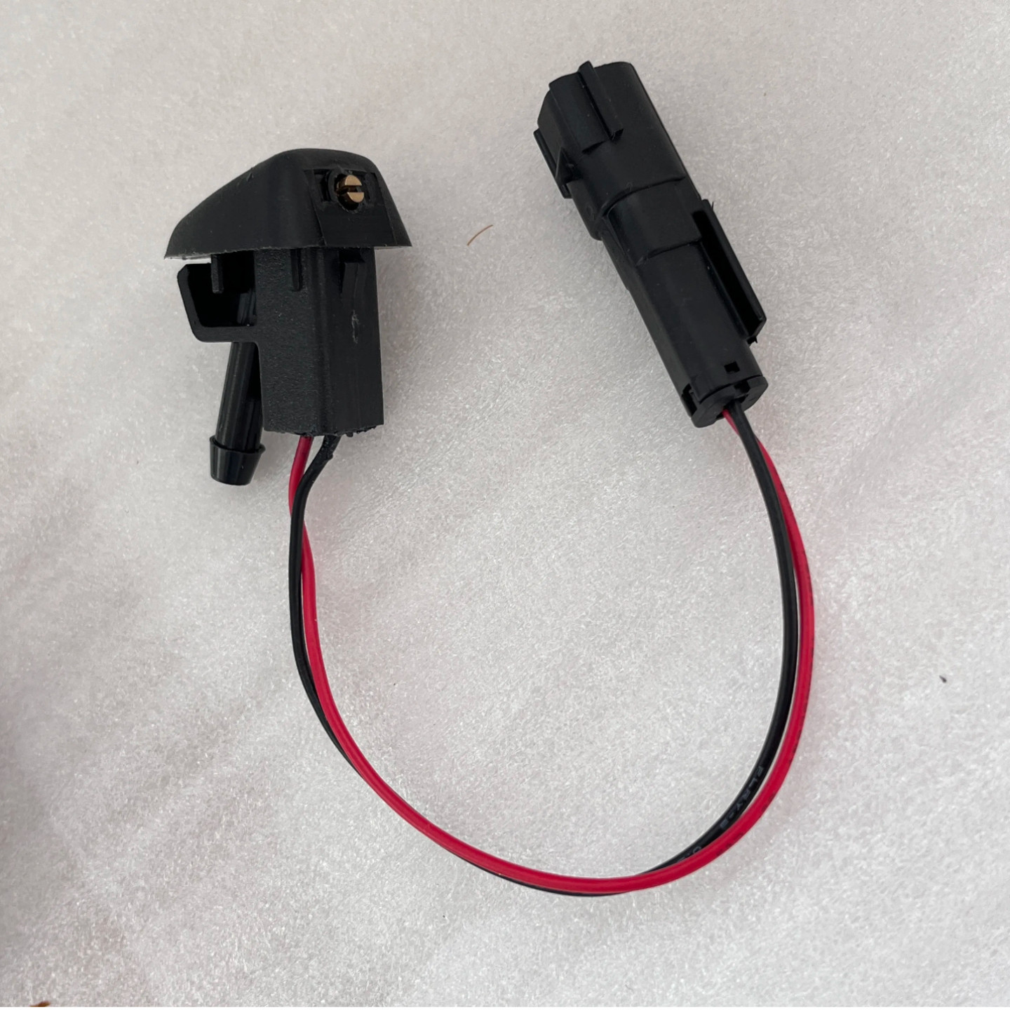 适用VOLVO沃尔沃s60l v60 xc60雨刮喷水嘴改进铜口扇形玻璃水喷头