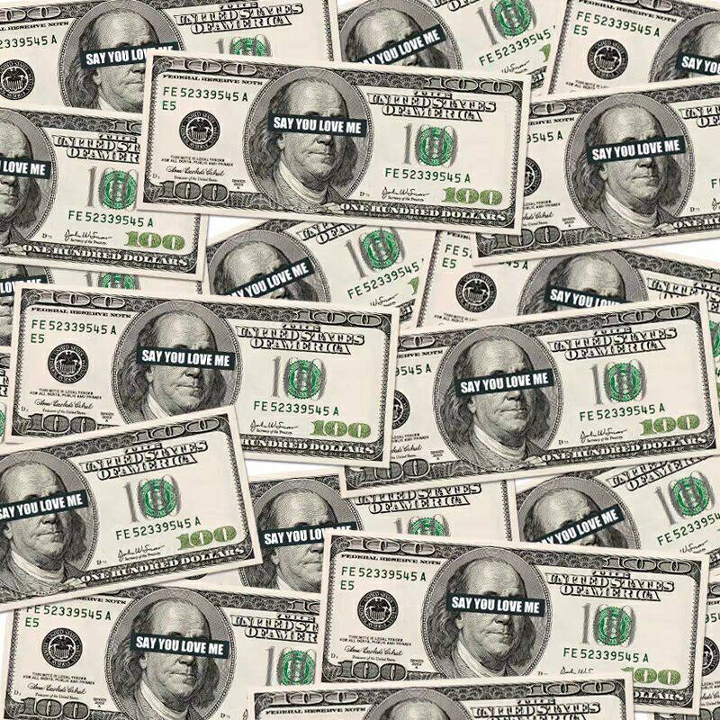 美元贴纸单面贴画单张个性贴纸行李箱笔记本电脑ipad手机贴纸防水