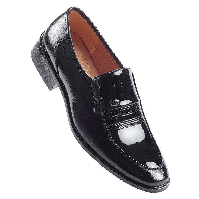 男士皮鞋男真皮黑色商务正装男鞋牛皮尖头软底工作休闲鞋结婚鞋潮