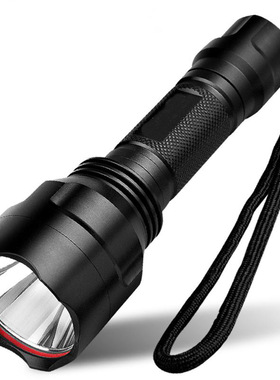 C8手电筒强光充电超亮防水多功能T6远射户外军家用可小LED灯