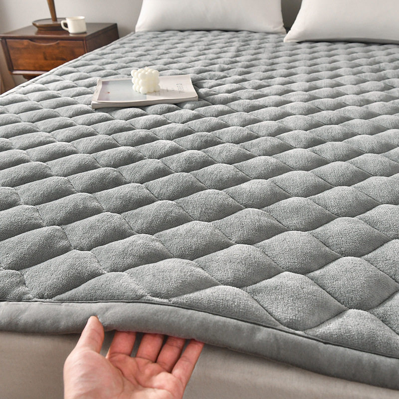 牛奶绒床垫垫褥保暖法兰绒软垫珊瑚绒宿舍单人铺床毛毯子适用加绒