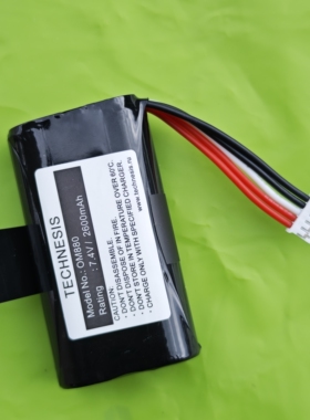 TASCAM 锂电池OM880锂电池7.4v2600mah五线18650刷卡机pos机