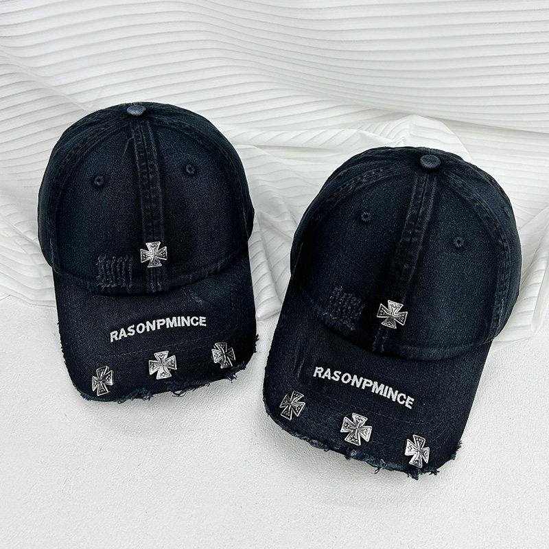 美式重金属潮牌暗黑风高街棒球帽