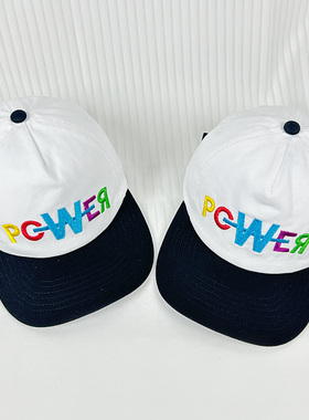 GD权志龙专辑同款刺绣重工字母棒球帽女软顶大头围嘻哈鸭舌帽男潮