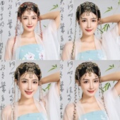 景区头饰原创手工重工发饰西域发箍国风少数民族苗族 新款 如梦