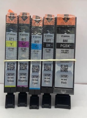 佳能原装墨盒880 881适合TS708/9180/9580 /8280/8380/TR8580机器