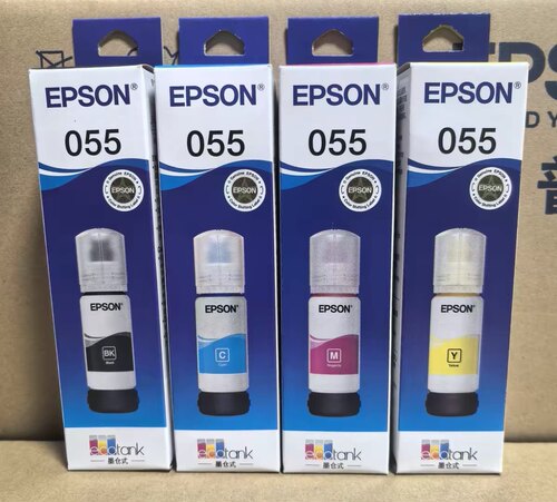 EPSON原装爱普生055墨水适用L1318L3318L3319L5398打印机