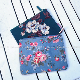 Cath kidston出口英国复古小清新碎花女手机袋化妆包袋洗漱收纳袋