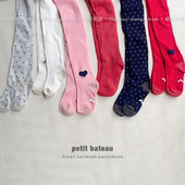 宝宝纯棉打底裤 出口法国PB小fan船连裤 袜 春秋袜子