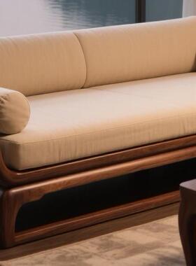 定端制沙发茶1几组合新款06宋式2美学黑胡桃白蜡木禅2意高家用家