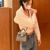 PECO, универсальная кожаная портативная сумка через плечо, небольшая сумка, коллекция 2023, изысканный стиль, из натуральной кожи