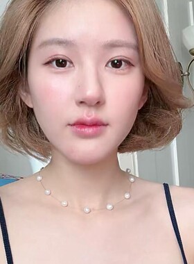 赵露思同款满天星施家珍珠项链女轻奢小众高级感锁骨链叠戴颈链