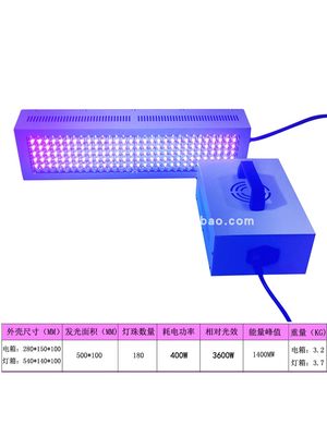 大功率高强度手提式led紫外线uv固化灯机绿油墨无影胶水395/365nm