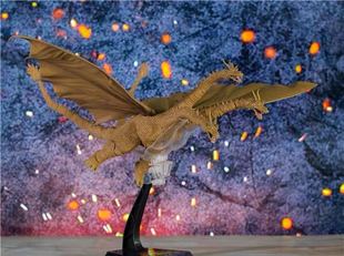 哥斯拉2 SHM 怪兽 GODZILLA 可动  基多拉三头龙 多关节可动