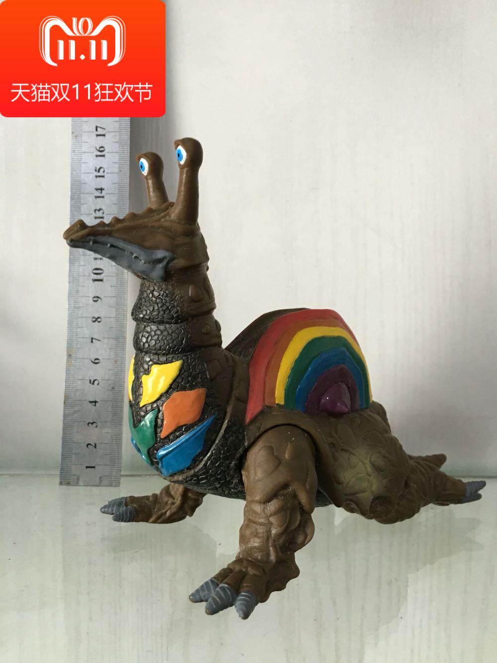 万代模型 奥特曼怪兽软胶 迪迦奥特曼 宇宙蜗牛 塔拉班 17cm 稀有