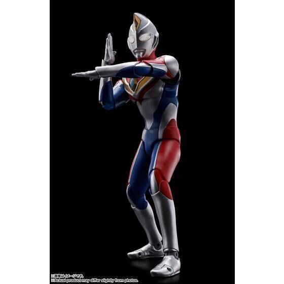 万代 SHF 真骨雕 戴拿奥特曼 闪亮型 帝拿 平成三杰可动手办