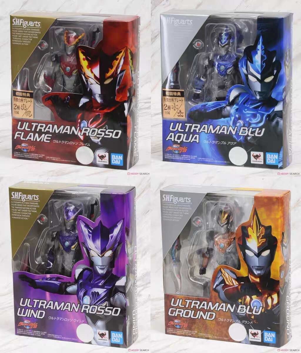 现货 玩具 shf 布鲁 罗素 罗布 奥特曼 火焰 大地 跃水 深渊 疾风
