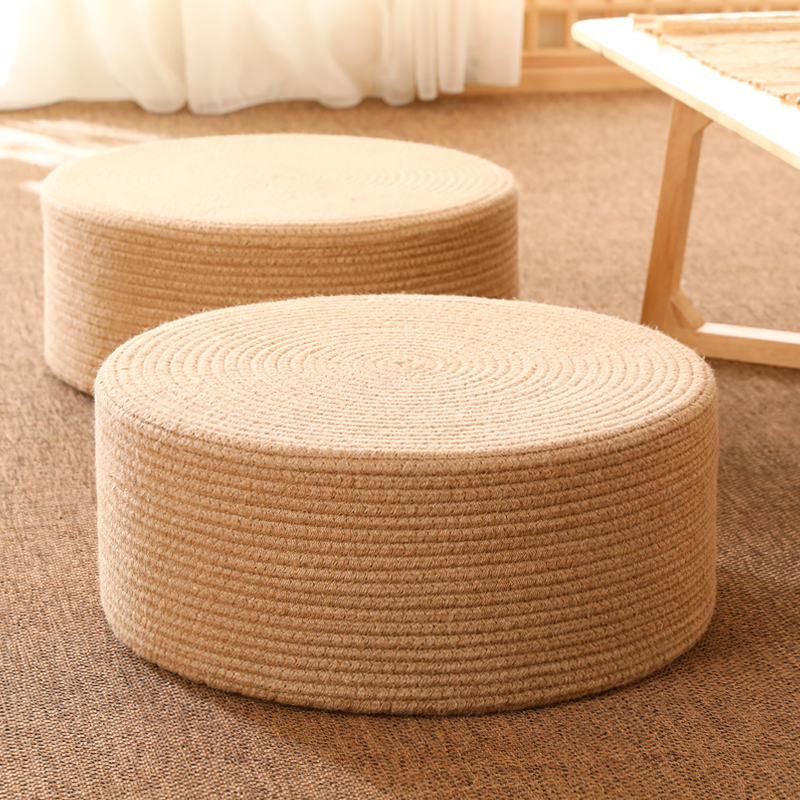 黄麻蒲团坐垫卧室地上榻榻米垫子日式打坐垫禅修垫拜佛垫麻绳家用,居家布艺,蒲团,淘宝优惠券,粉丝福利购,淘宝优惠卷