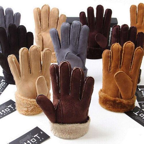 Five-fingered Gloves for Men and  in Winter Warm