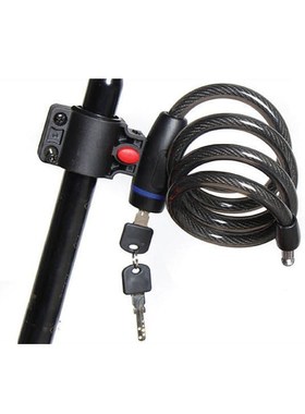 Motor Bike Cycle Bicycle Scooter Security Wire Cable Lock