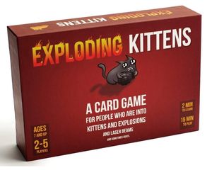 english popular board games exploding kittens爆炸小猫英文版