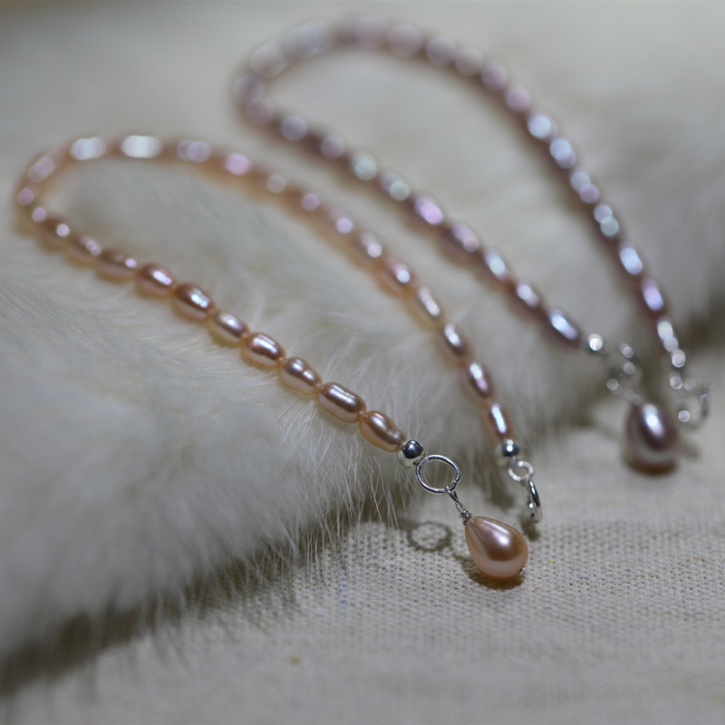 雀后天然淡水珍珠秀气小手链