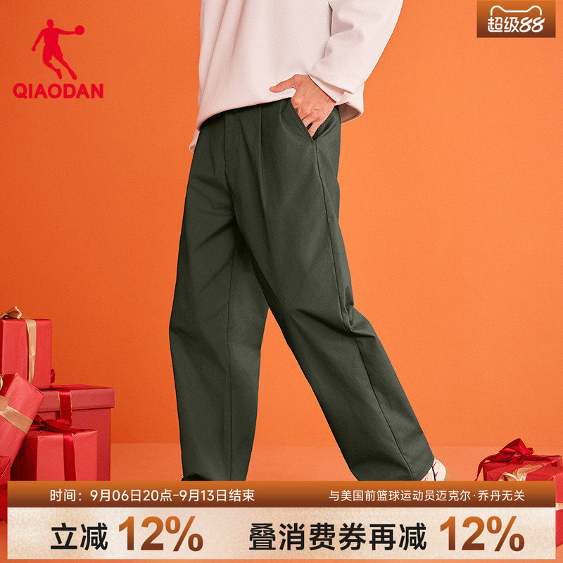 乔丹新年款美式工装裤休闲复古男
