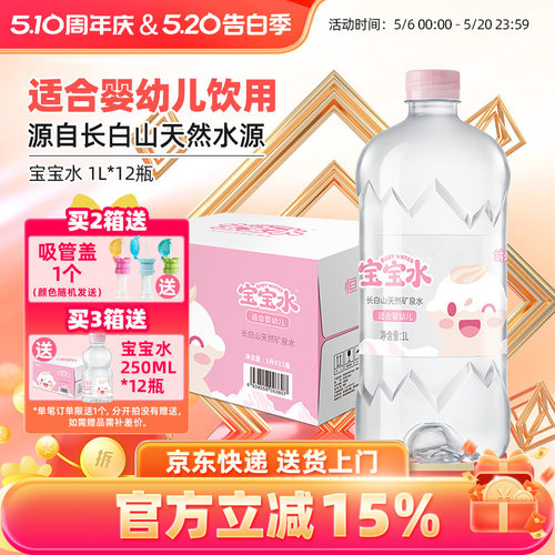 恒大冰泉矿泉水适合婴幼儿长白山
