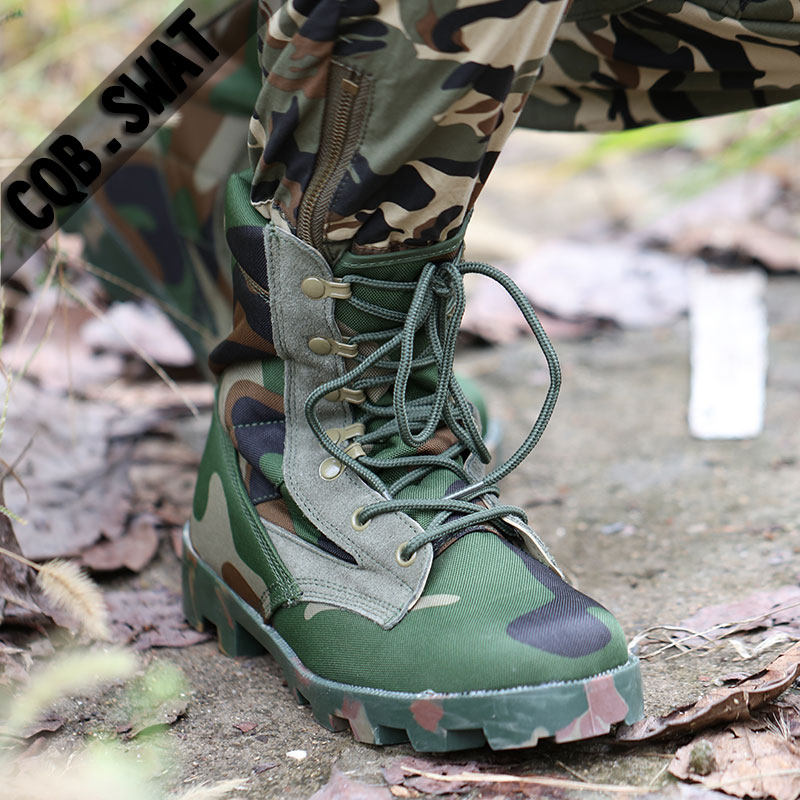 Boots militaires pour homme - porter - Ref 1398087 Image 3