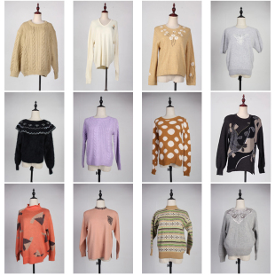 MY140古着vintage日系女装 毛衣 复古风冬季