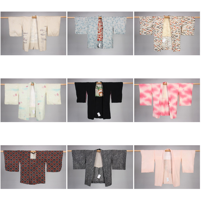 HF82古着日本制传统民族服饰vintage中古和服外套