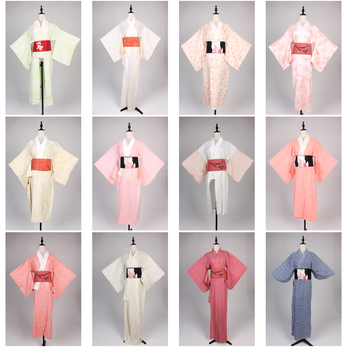 HF59古着vintage日本制传统民族服饰长和服打底襦袢