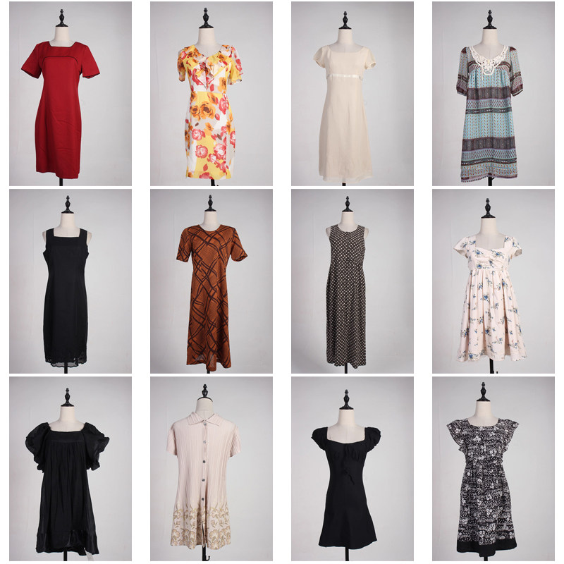 LY569古着vintage日系花色复古风女装甜美风夏季中长款吊带连衣裙