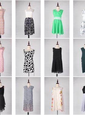 LY13古着vintage甜美小清新春夏中古小众日制韩系淑女风连衣裙