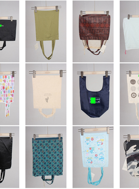 DZ175古着vintage日系女士可爱卡通帆布单肩斜挎手提袋子大包小包