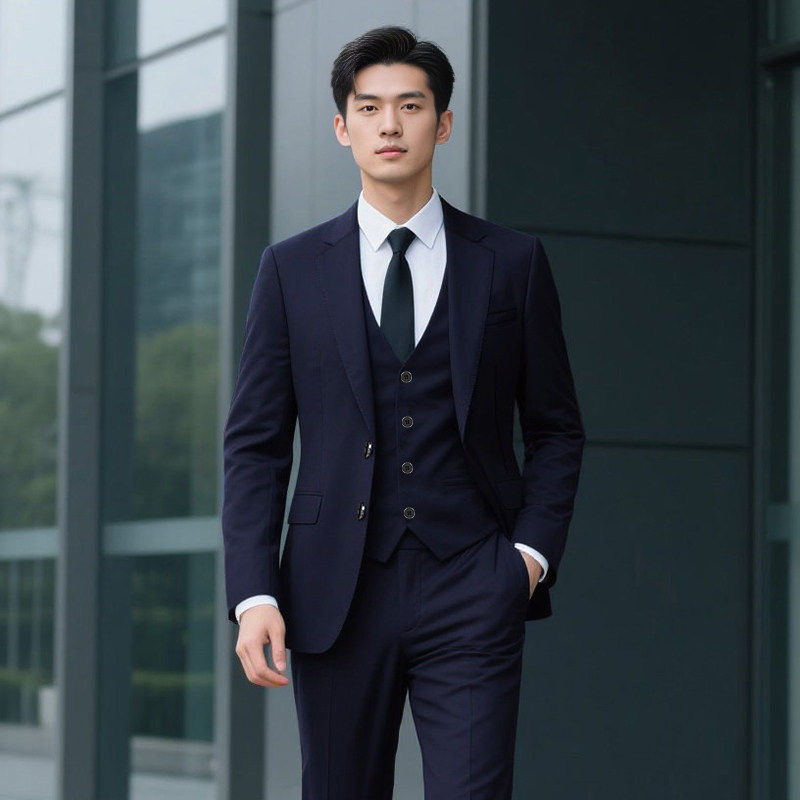 罗蒙男士西服套装2026春夏新款商务成人礼西装新郎伴郎结婚礼服NX