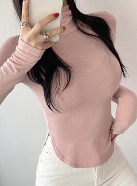 OnoevMH159舒适亲肤显身材~气质高领修身打底长袖T恤se