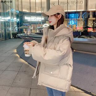 反季羽绒服女冬天装2025新款仙女款面包服宽松外套棉袄服女上衣服