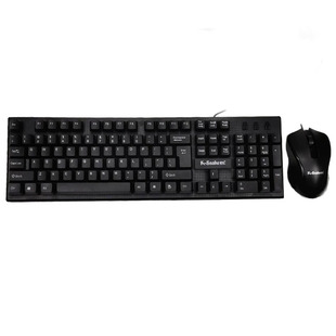 蝰蛇KM 100键盘鼠标套装 USB有线办公游戏网吧防水电脑键鼠套件