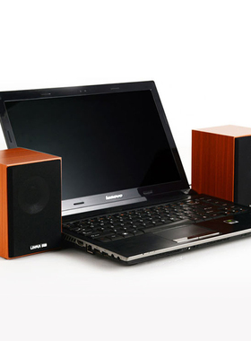 LOYFUN/乐放 M30电脑木质音箱 USB2.0多煤体立体声迷你家用小音响