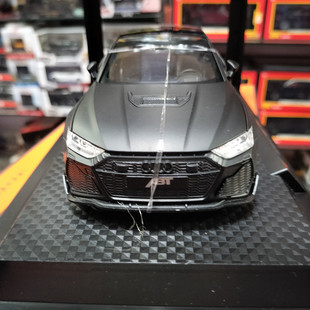 合金仿真1比24男abt奥迪RS7合金汽车模型摆件玩具汽车模型大尾翼