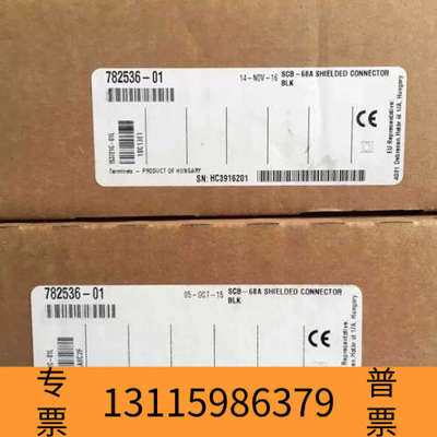 众桦NI SCB-68A屏蔽式I/O接线盒 782536