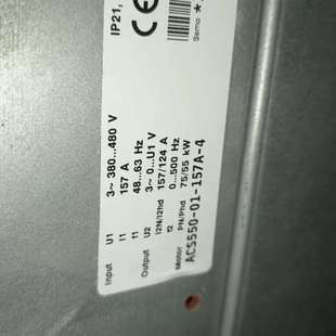 众桦ABB变频器ACS550 157A 55kW议价
