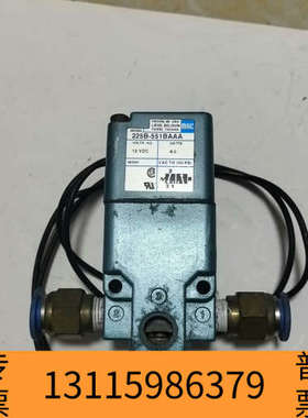 众桦MAC电磁阀225B-551BAAA，，12VDC电