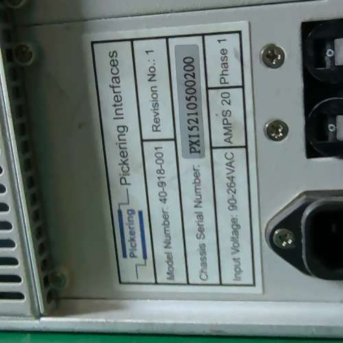 众桦Pickering Interfaces PXI机箱，型议价