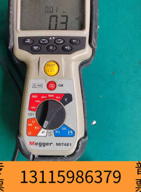 众桦绝缘仪兆欧表接地电阻仪 MEGGER MIT481